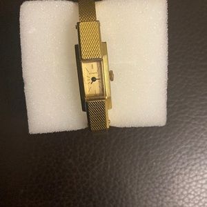 Vintage Wittnauer bangle watch in gold